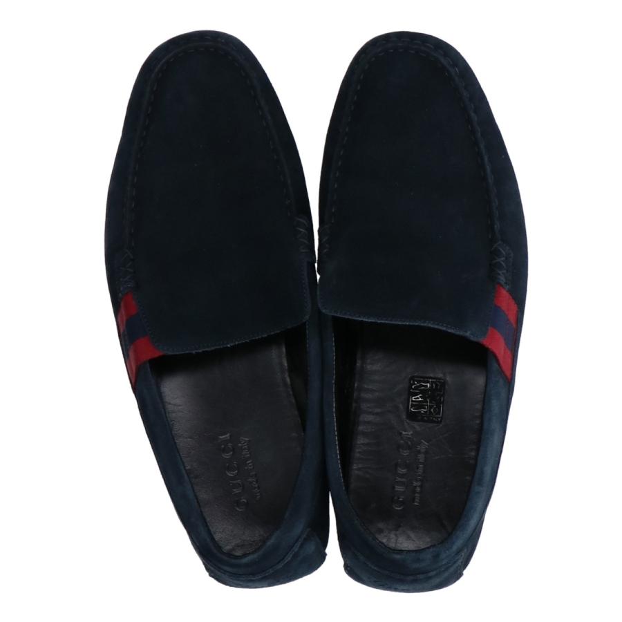 GUCCI グッチ 363835 ウェブライン スエード ドライビング GUCCI グッチ 363835 ウェブライン スエード ドライビング