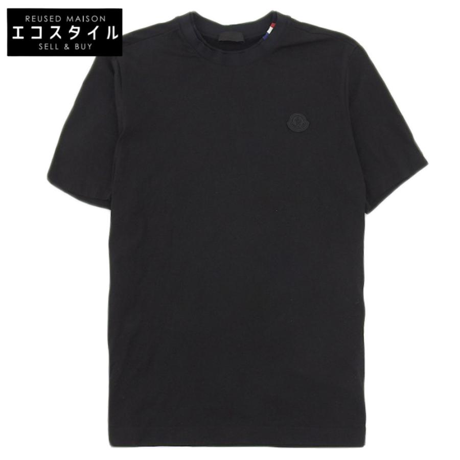 MONCLER 美品 モンクレール MAGLIA T-SHIRT マットブラックシリーズ 