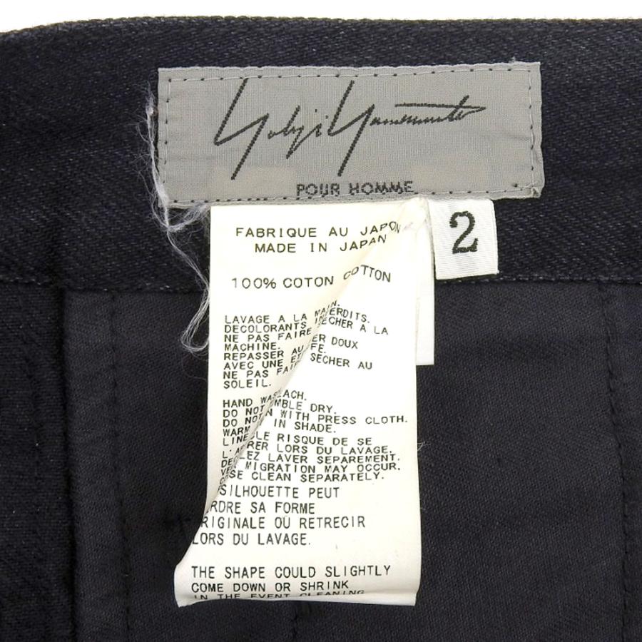 Yohji Yamamoto POUR HOMME ヨウジヤマモトプールオム 解れ加工 Yohji Yamamoto POUR HOMME ヨウジヤマモトプールオム 解れ加工