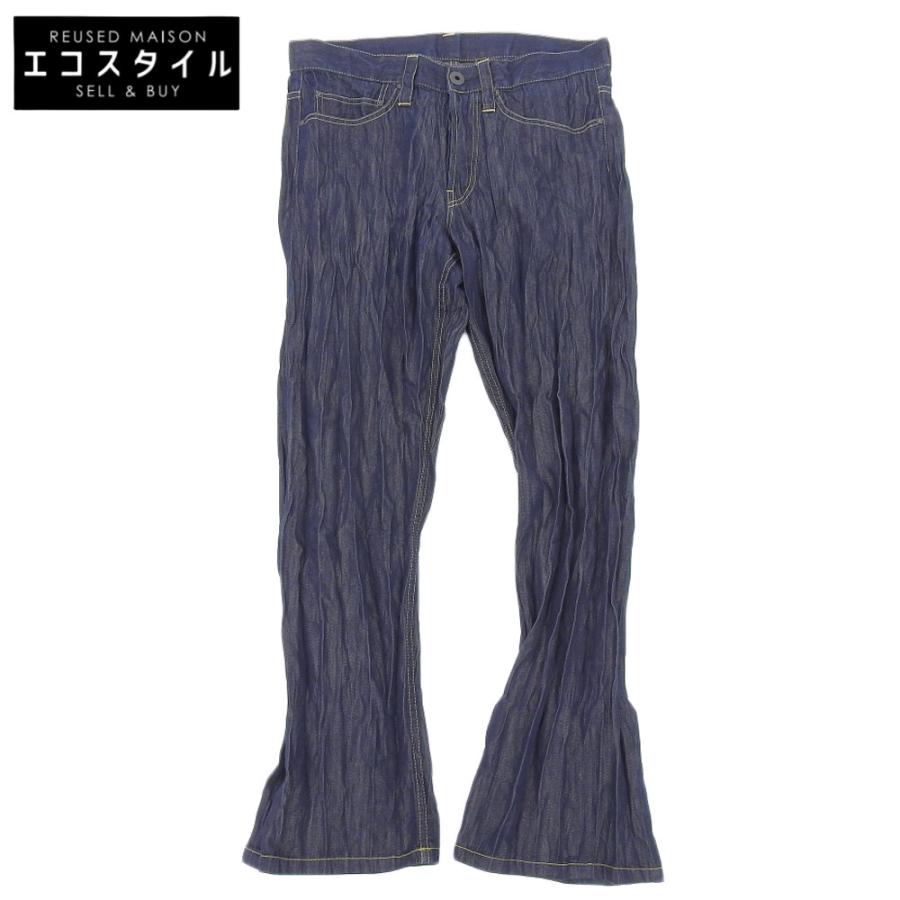 ISSEYMIYAKE A.POC イッセイミヤケエイポック シワ加工 デニムパンツ 