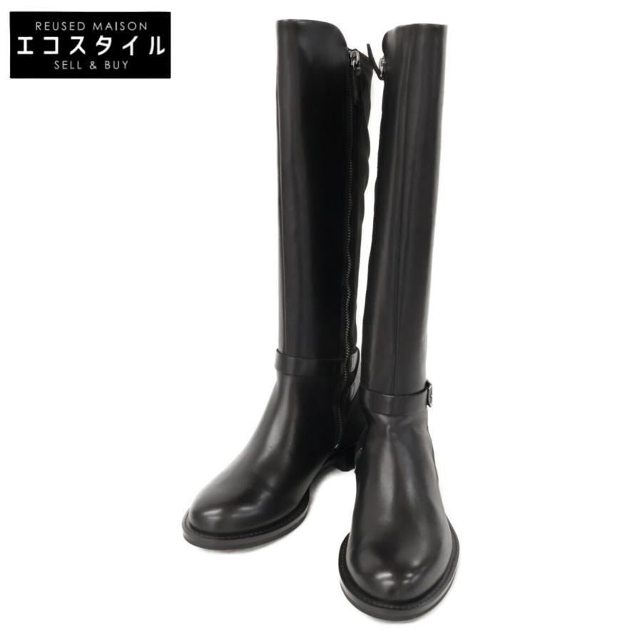 新品/ ecco エコー 24935351052 サイドジップ ロング ジョッキーブーツ