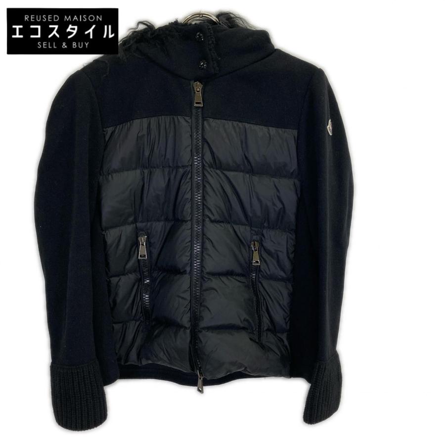 モンクレール MAGLIA CARDIGAN ウール切り替え ダウンジャケット MONCLER（モンクレール） MAGLIA CARDIGAN ファー付き ウール切り替え