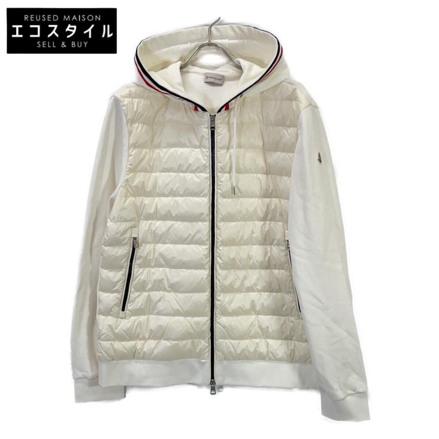 MONCLER（モンクレール） 18年製 MAGLIA CARDIGAN ホワイト 切り替え 
