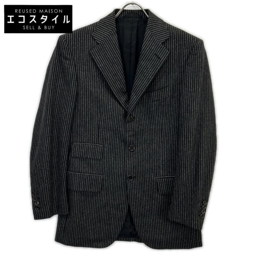 LUCIANO BARBERA ルチアーノバルベラ 982922 チャコールグレー ストライプ3Bジャケット 46 LUCIANO BARBERA ルチアーノバルベラ 982922 チャコールグレー