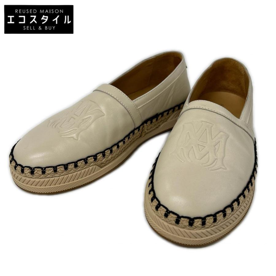 美品 AMIRI アミリ SS22MFE001 エスパドリーユ スリッポン シューズ 42 