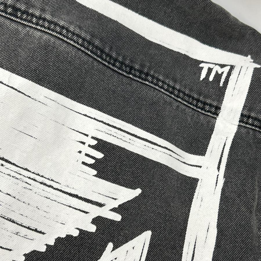 OFF-WHITE オフホワイト OMYD027F21DEN002 デニムジャケット ブラック