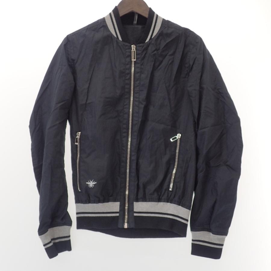Dior HOMME 国内正規/美品/ DIOR ディオールオム Bee刺繍 ジップ Dior HOMME 国内正規/美品/ DIOR ディオールオム Bee刺繍 ジップ