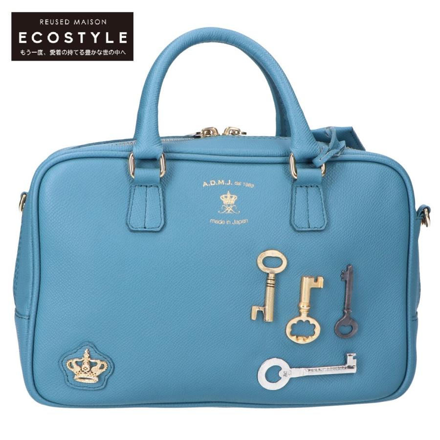 新品タグ付ADMJミニボストンネイビー