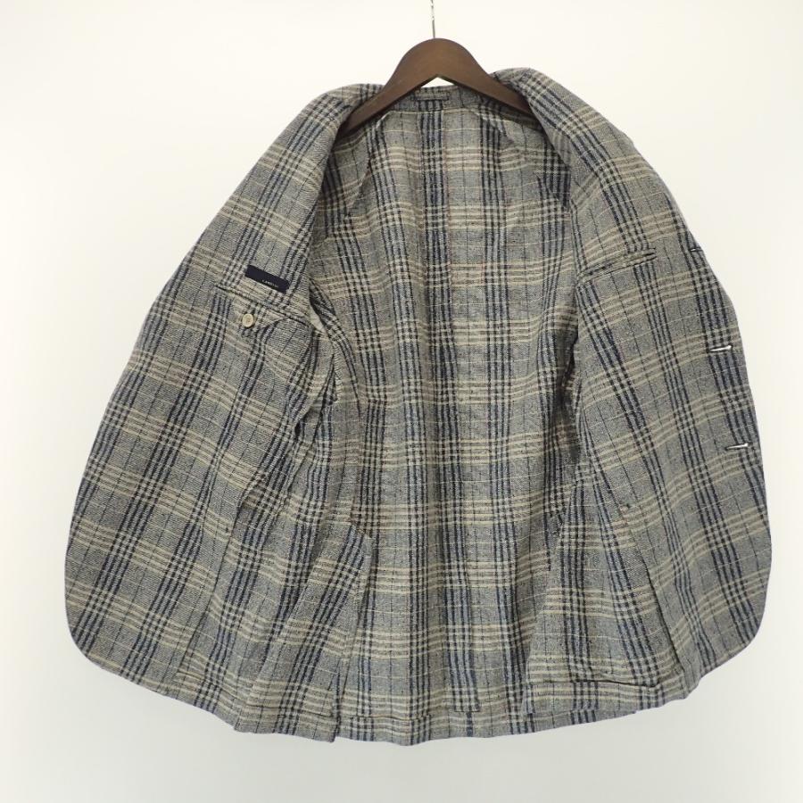 LARDINI（ラルディーニ） 美品/国内正規 JC32526AQ チェック シルク