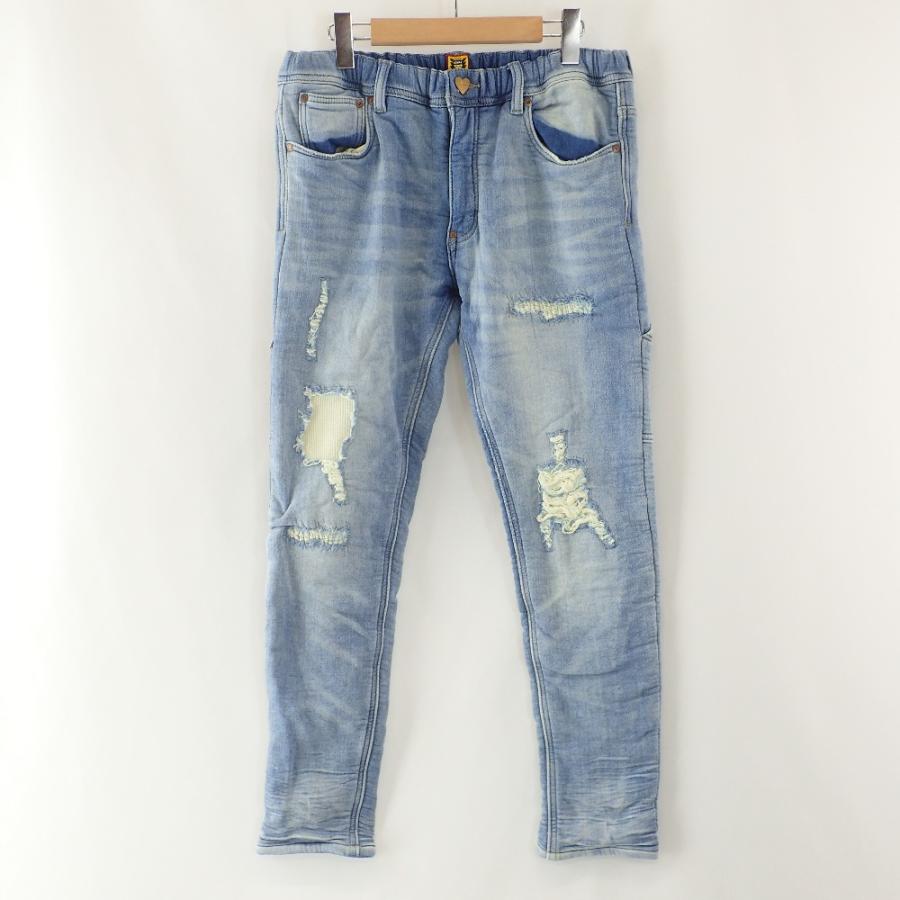 HUMAN MADE ヒューマンメイド RELAX DENIM PANTS ダメージ加工