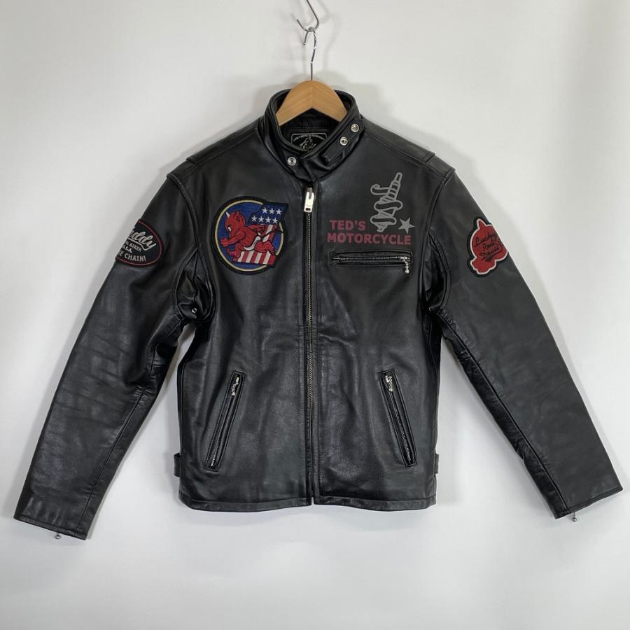 TEDMAN レザー シングル ライダース ジャケット