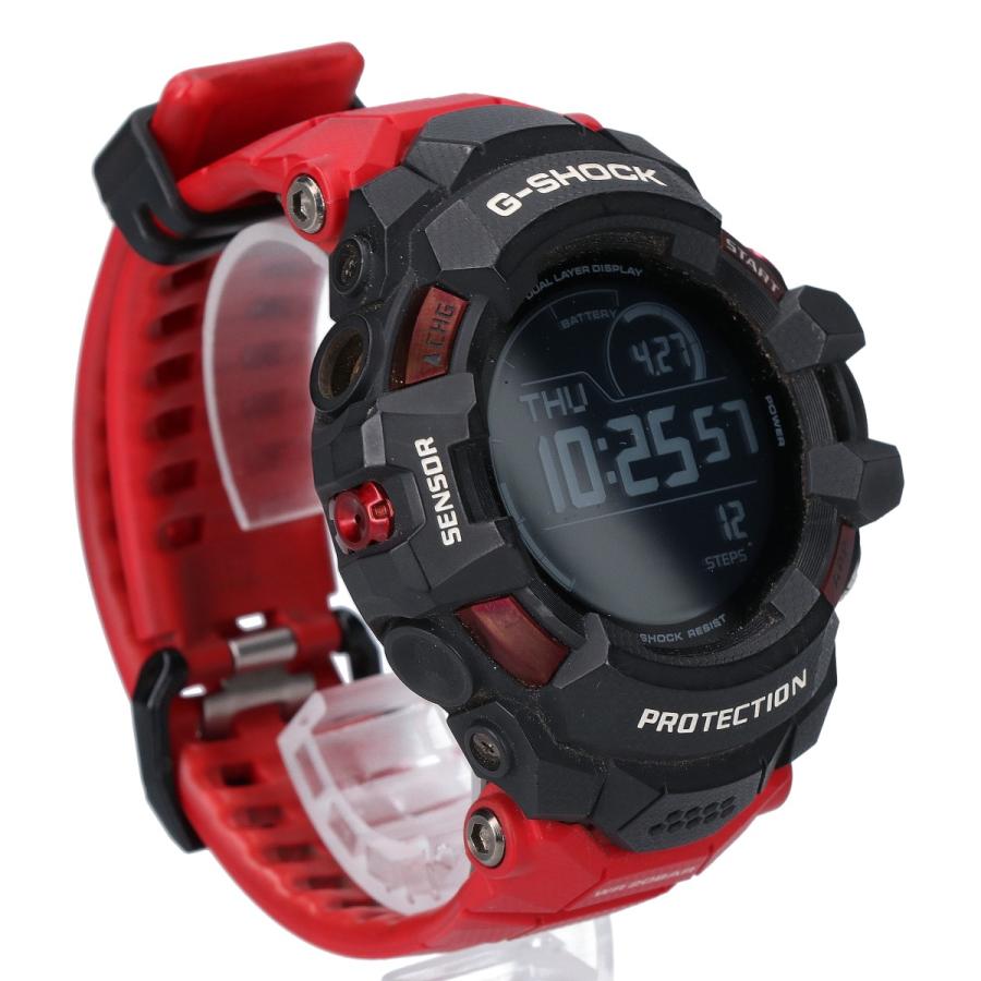 b*t様 簡易動作◎　G-SHOCK　GSW-H1000 腕時計 レッド CASIO（カシオ） GSW-H1000-1A4JR G-SQUAD PRO デジタル 腕時計