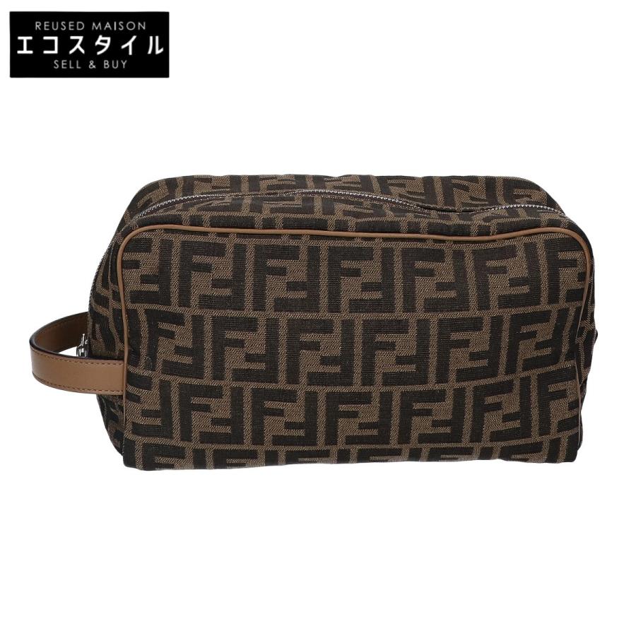 FENDI（フェンディ） 7N0141 ズッカ柄 ジャカード セカンドバッグ