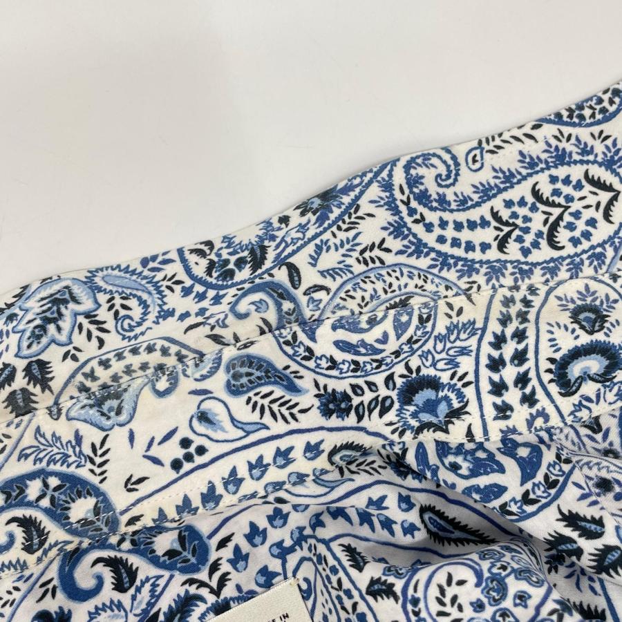 ETRO（エトロ） 国内正規/ ペイズリー総柄 長袖シャツ 39 ブルー