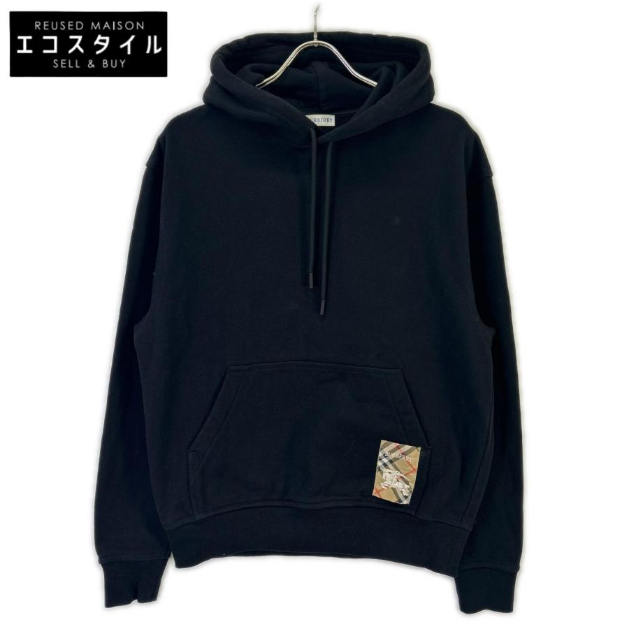 BURBERRY（バーバリー） 8105364 ブラック ロゴ ノヴァチェックラベル 