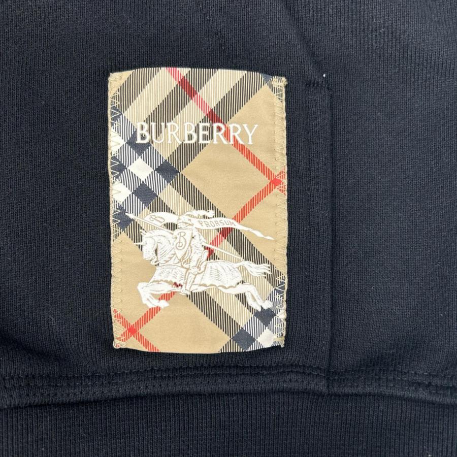 BURBERRY（バーバリー） 8105364 ブラック ロゴ ノヴァチェックラベル