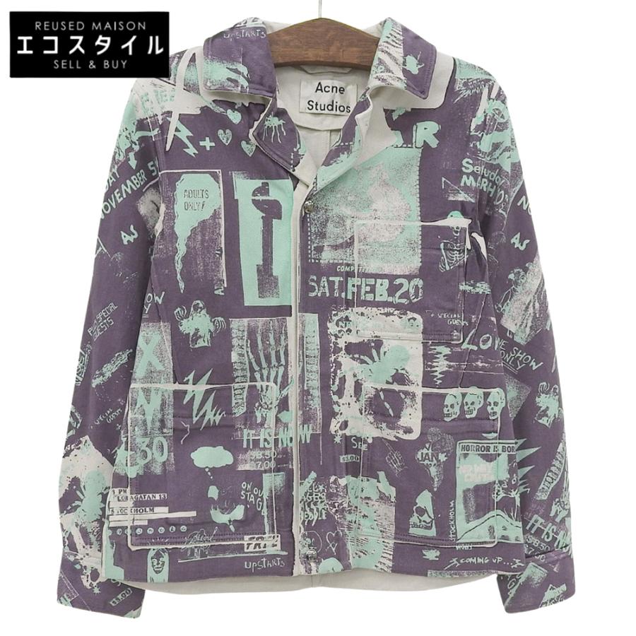 Acne Studios アクネ ストゥディオズ 総柄 ジャケット メンズ マルチ