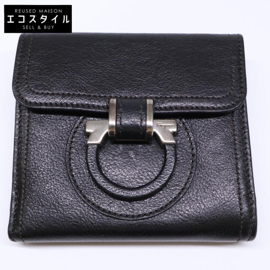 新品同様 Salvatore Ferragamo サルヴァトーレフェラガモ ガンチーニ