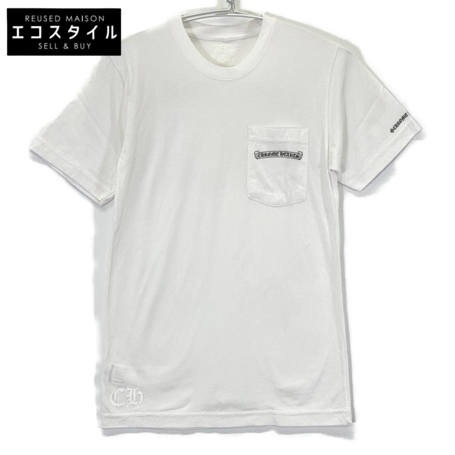 Chrome Hearts クロムハーツ ホワイト スクロールラベル Tシャツ S