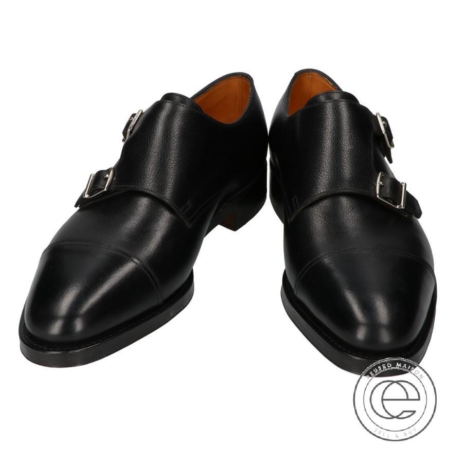 新品未使用 John Lobb ジョンロブ William ウィリアム 9795ラスト レザーダブルモンクストラップシューズ 9e ブラック メンズ Www Manica Co Mz