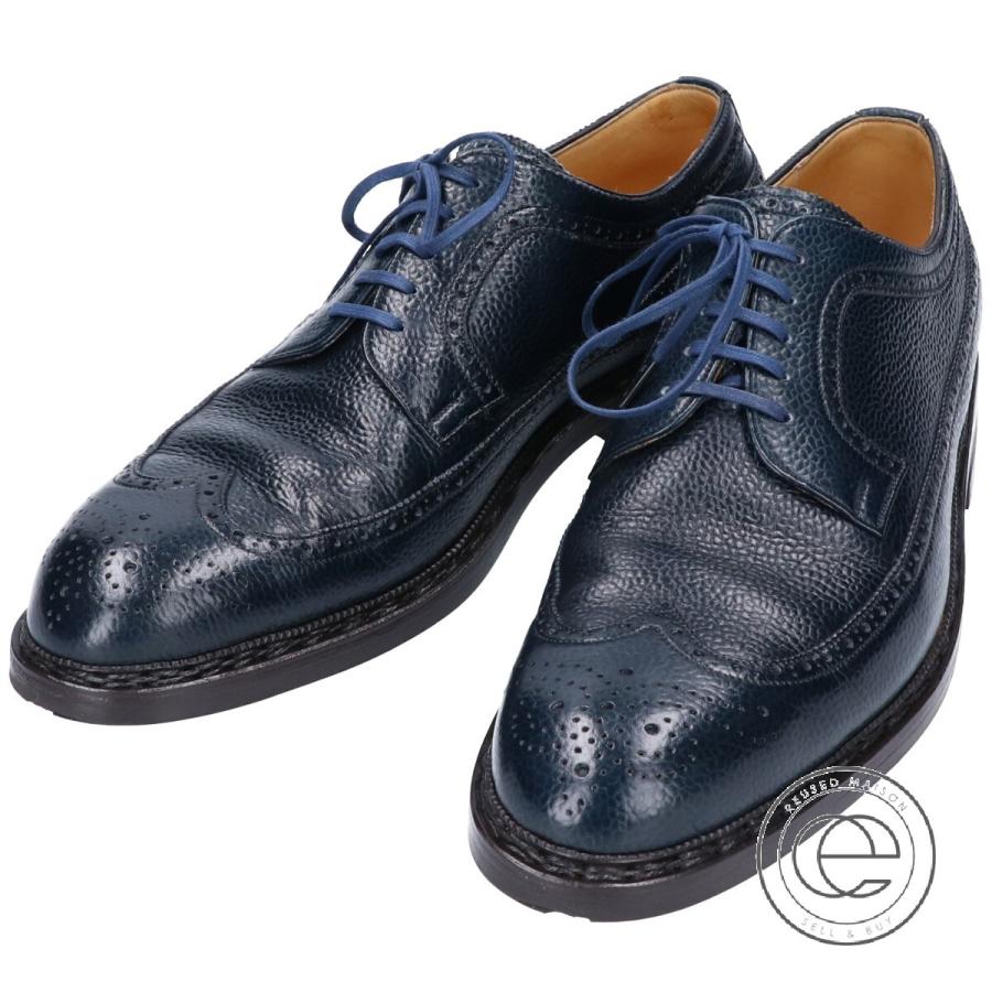 Vass ヴァーシュ Attila レザーロングウイングチップシューズ ネイビー メンズ ブランドショップエコスタイル 通販 Yahoo ショッピング