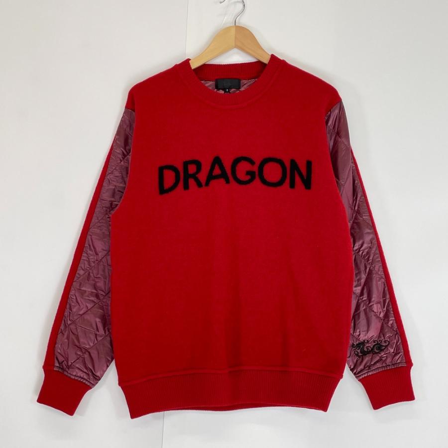 DANCE WITH DRAGON ダンスウィズドラゴン D1-602110 レッド 異素材