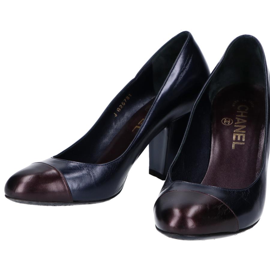 シャネル カメリアパンプス 35