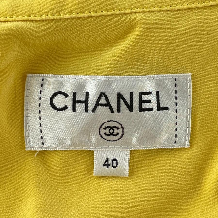 CHANEL（シャネル） P56542V12320 ココマークボタン シルクブラウス 