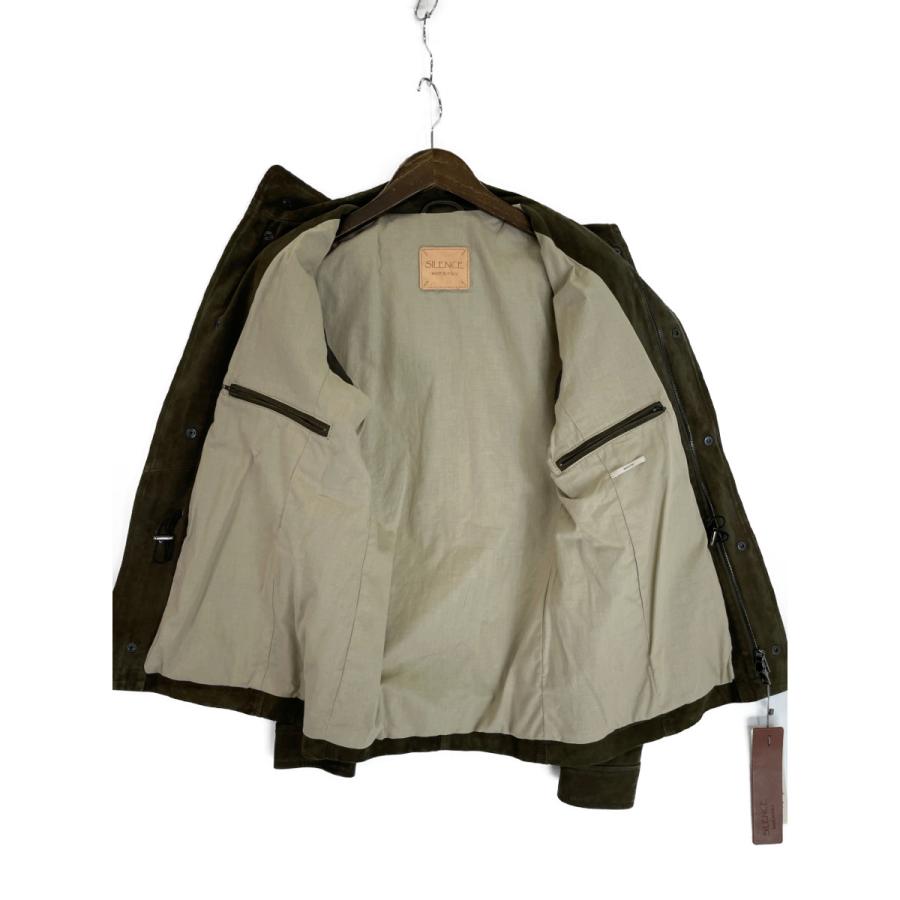 SILENCE サイレンス 1798 カーキ ゴートスウェード M-65 ジャケット 42