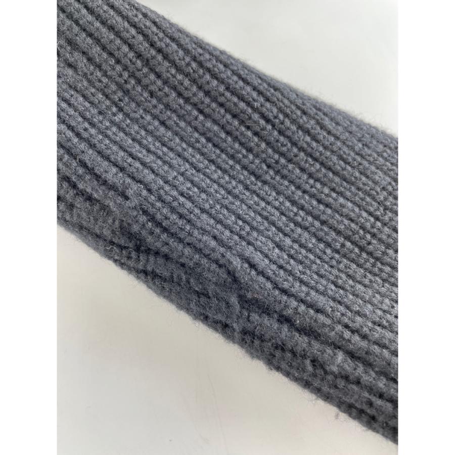 MOORER ムーレー FOSCOLO-SHM カーキ×ブラック ニット切り替え ダウン