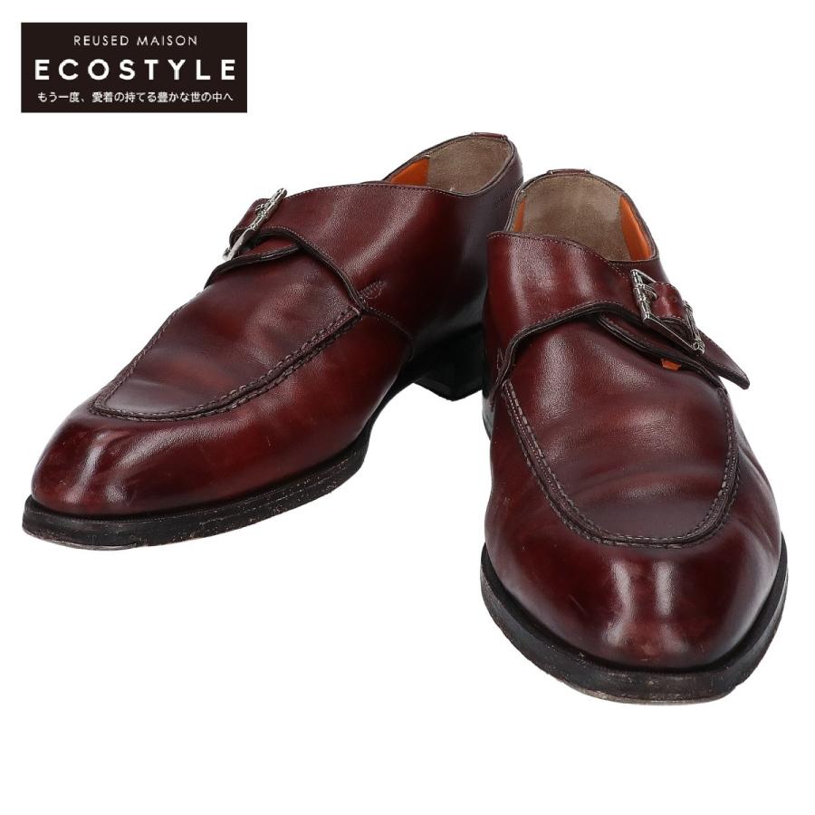 SANTONI サントーニ 8107 Uチップ シングルモンクストラップシューズ 7 