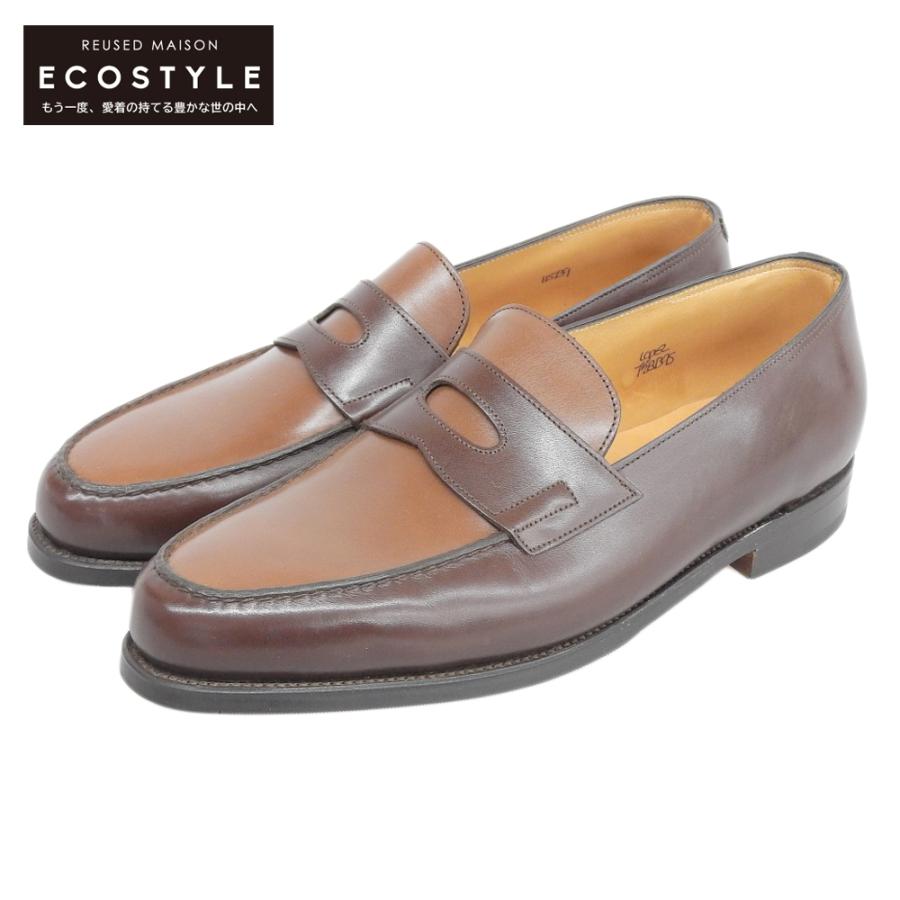 JOHN LOBB 新品同様 ジョンロブ ロペス バイカラー コインローファー