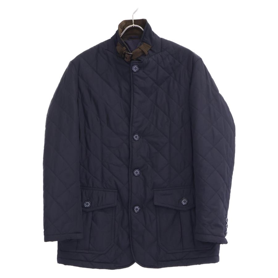 Barbour バブアー 2102175 ネイビー キルティングナイロンジャケット M