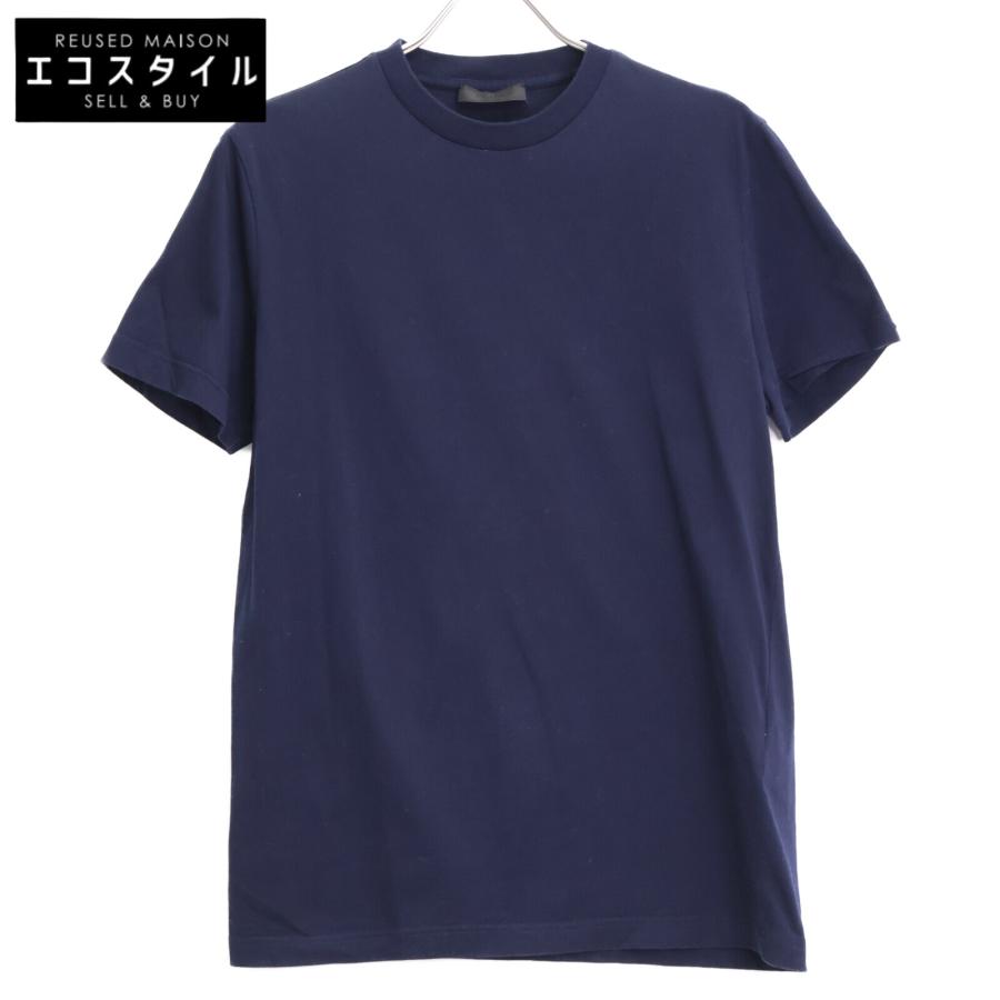 PRADA プラダ ポケット Tシャツ ネイビー L PRADA SPORT ナイロン