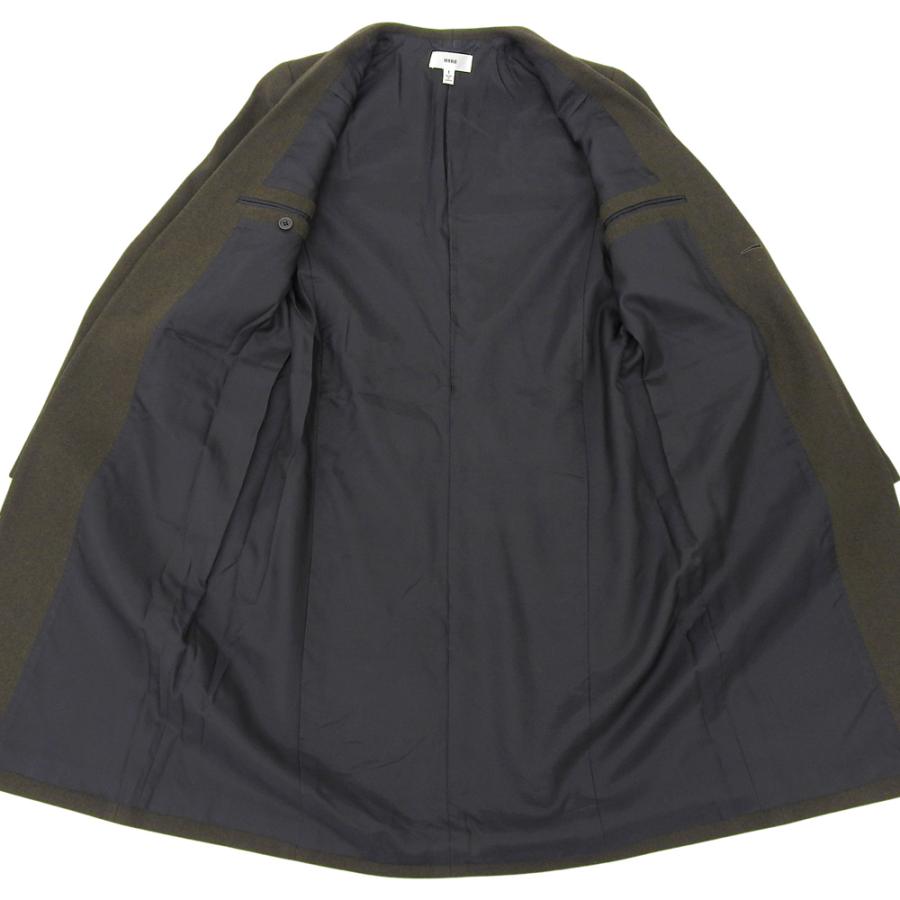 名*し様 HYKE ショールカラーウールコート　サイズ1 DOUBLE FACE SHAWL COLLAR COAT-ダブルフェイスショールカラー