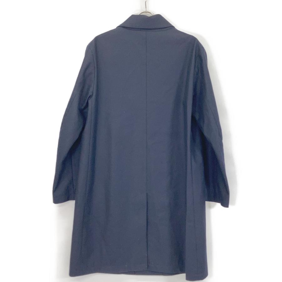 ほぼ未使用✨　マッキントッシュ　ステンカラーコート　40 ネイビー　ウール Mackintosh（マッキントッシュ） 英国製 ネイビー ウール ステンカラー
