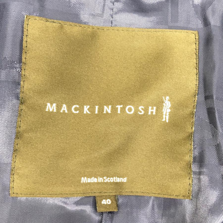 Mackintosh（マッキントッシュ） 英国製 ネイビー ウール ステンカラー