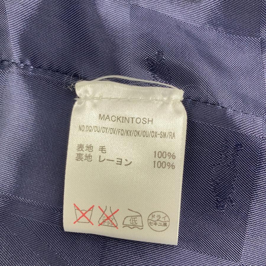 Mackintosh（マッキントッシュ） 英国製 ネイビー ウール ステンカラー