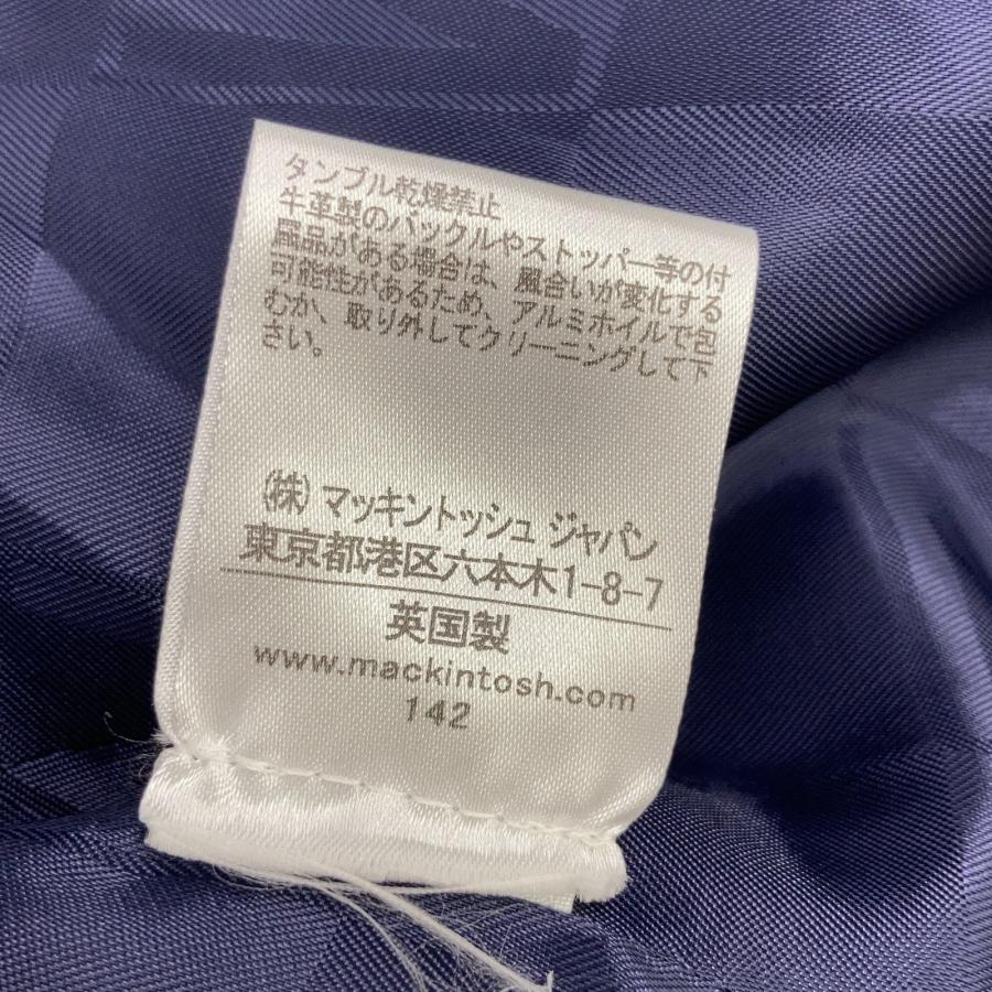 Mackintosh（マッキントッシュ） 英国製 ネイビー ウール ステンカラー