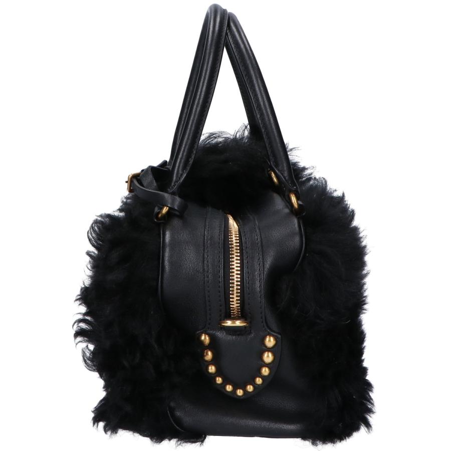 miu miu（ミュウミュウ） 美品 5BB092 モノトーンナッパ シープ