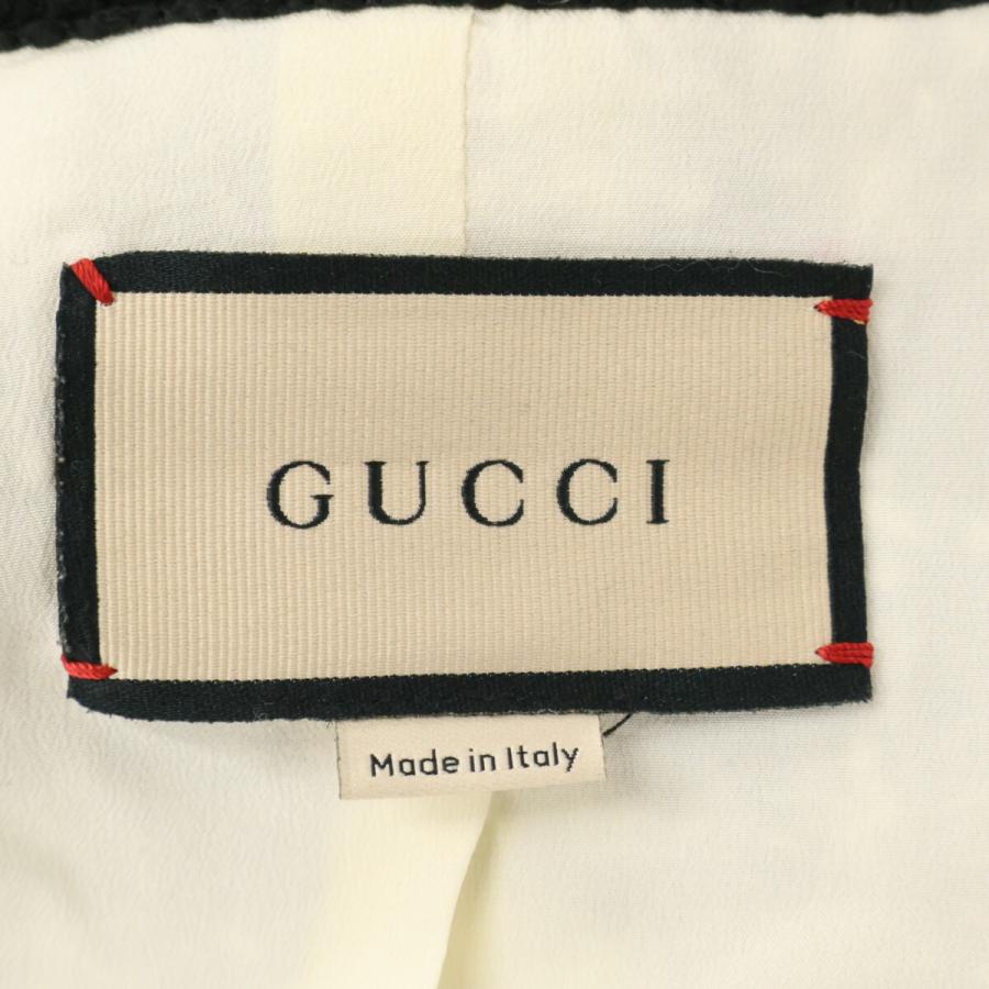 GUCCI（グッチ） 美品 643297 ツイード ジャケット 38 ブラック