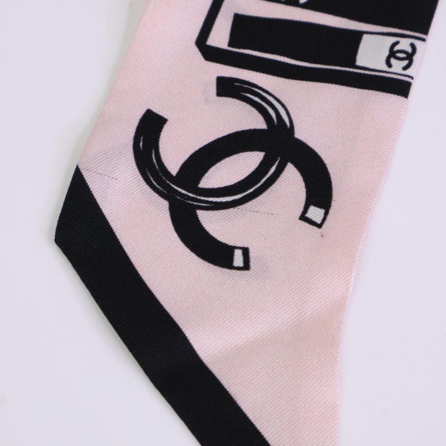 CHANEL（シャネル） マルチアイコン ヘアバンド スカーフ ピンク