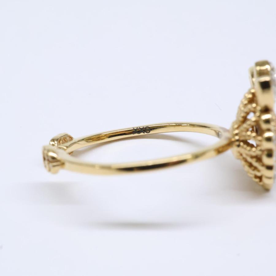 GUCCI（グッチ） CRYSTAL HEART RING クリスタル ハート リング 指輪
