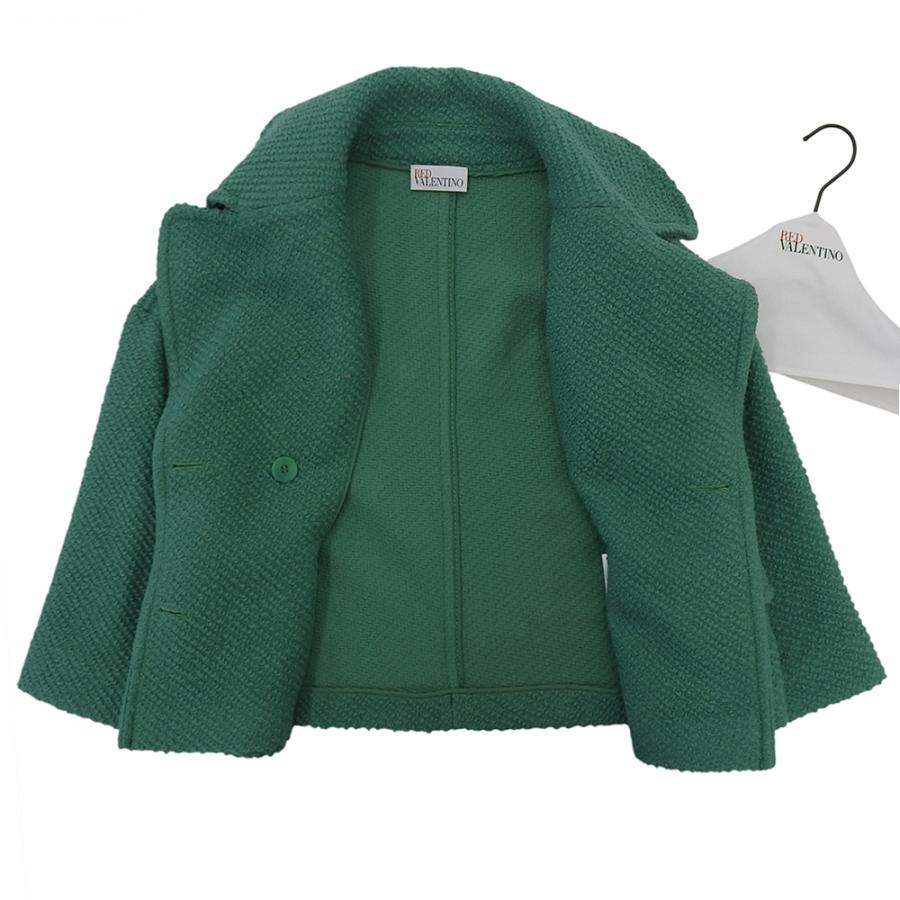 美品 RED VALENTINO レッドヴァレンチノ ドロップショルダー 金釦