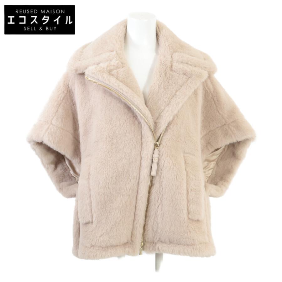 新品同様　国内購入　マックスマーラ　テディベア　ケープ サンド Max Mara（マックスマーラ） ケープ TEBE TEBE1 テベ レディース