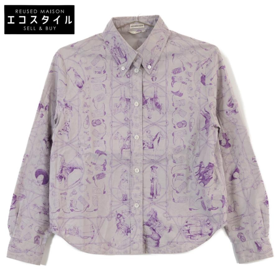 HERMES エルメス 90-00s マルジェラ期 カウガール ボタンダウンシャツ