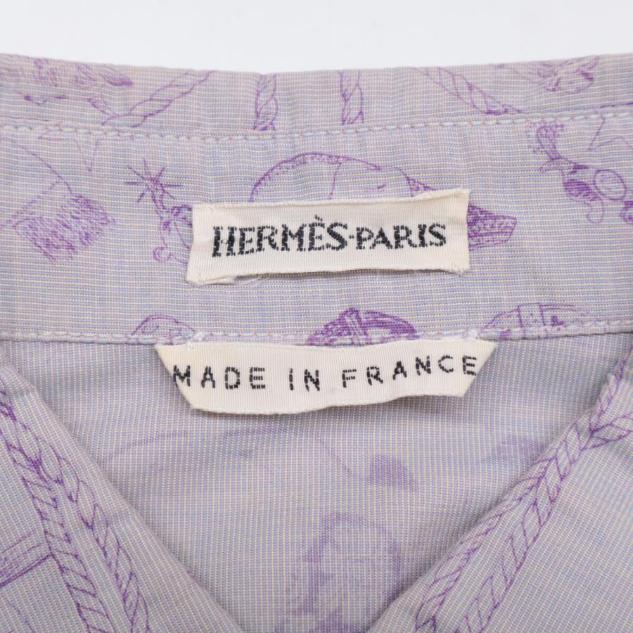 HERMES エルメス 90-00s マルジェラ期 カウガール ボタンダウンシャツ