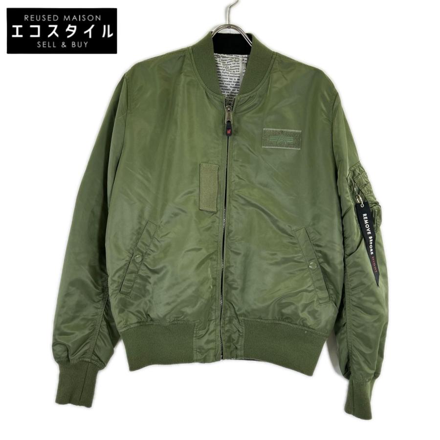 新品同様✨アルファインダストリーズ リバーシブル フライトジャケット カーキ M Alpha Industries（アルファ・インダストリーズ） カーキ MA-1