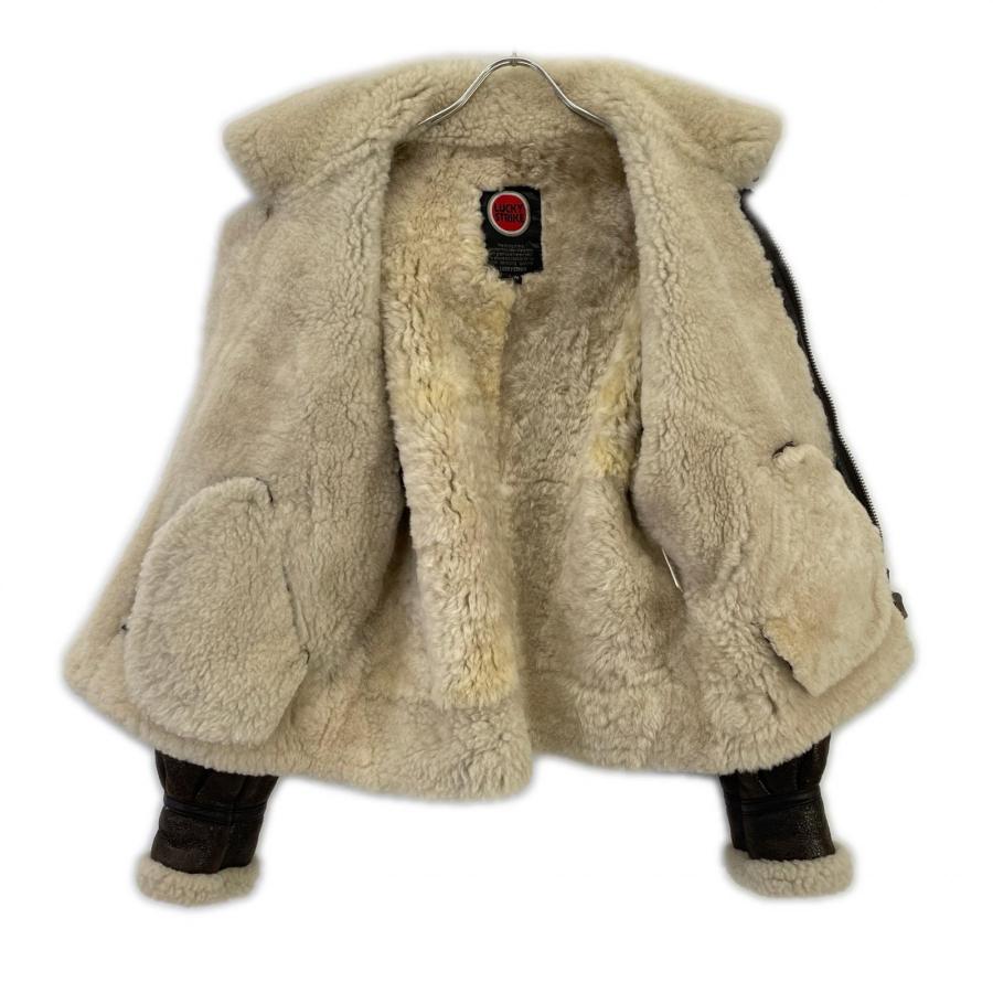 LUCKY STRIKE B-3 ムートンジャケット フライトジャケット 羊革 ラッキーストライク（Luck E Strike） Lucky Strike 懸賞品 B-3