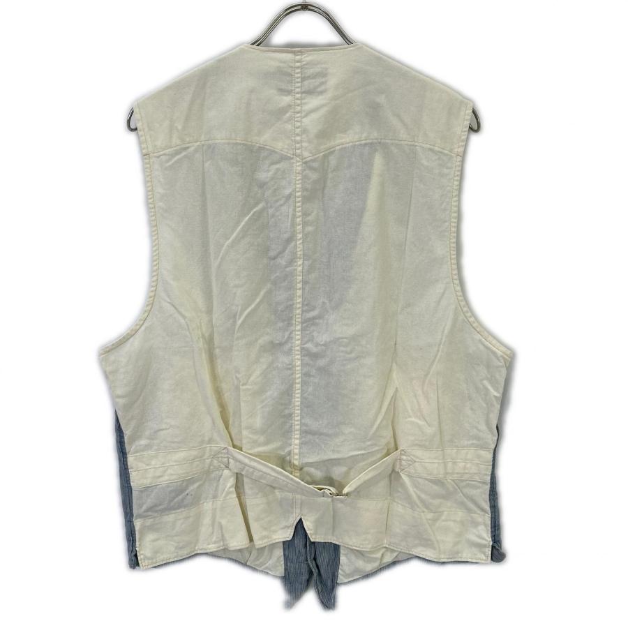 RRL ダブルアールエル リネン ストライプ ワークベスト ベスト XL